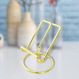 Maxbell Desktop Phone Holder Rack Business Cards Holder Cell Phone Stand Non Slip Golden
