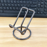 Maxbell Desktop Phone Holder Rack Business Cards Holder Cell Phone Stand Non Slip Black