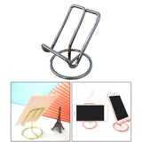 Maxbell Desktop Phone Holder Rack Business Cards Holder Cell Phone Stand Non Slip Black