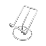 Maxbell Desktop Phone Holder Rack Business Cards Holder Cell Phone Stand Non Slip Silver