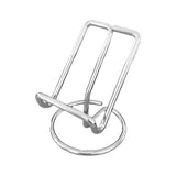 Maxbell Desktop Phone Holder Rack Business Cards Holder Cell Phone Stand Non Slip Silver