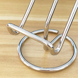 Maxbell Desktop Phone Holder Rack Business Cards Holder Cell Phone Stand Non Slip Silver