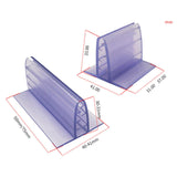 Maxbell 10Pcs Clip Holder Stand Promotion Clear for Warehouse restaurant 7.5cm x 4cm x 3.2cm