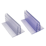 Maxbell 10Pcs Clip Holder Stand Promotion Clear for Warehouse restaurant 7.5cm x 4cm x 3.2cm