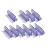 Maxbell 10Pcs Clip Holder Stand Promotion Clear for Warehouse restaurant 7.5cm x 4cm x 3.2cm