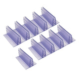 Maxbell 10Pcs Clip Holder Stand Promotion Clear for Warehouse restaurant 7.5cm x 4cm x 3.2cm