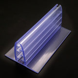 Maxbell 10Pcs Clip Holder Stand Promotion Clear for Warehouse restaurant 7.5cm x 4cm x 3.2cm