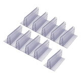Maxbell 10Pcs Clip Holder Stand Promotion Clear for Warehouse restaurant 5cm x 4cm x 3.2cm