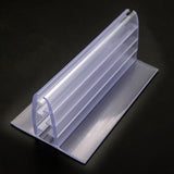Maxbell 10Pcs Clip Holder Stand Promotion Clear for Warehouse restaurant 5cm x 4cm x 3.2cm