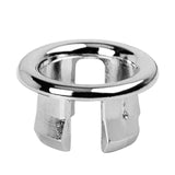 Maxbell 10Pcs Sink Overflow Cap Overflow Cover Vanity Sink Overflow Cap for Kitchen Hollow