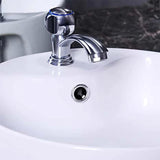Maxbell 10Pcs Sink Overflow Cap Overflow Cover Vanity Sink Overflow Cap for Kitchen Hollow
