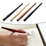 Maxbell Wooden Calligraphy Dip Pen Holder for Various Pen Nib Portable Compact Retro Dark Brown