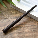 Maxbell Wooden Calligraphy Dip Pen Holder for Various Pen Nib Portable Compact Retro Dark Brown