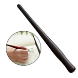 Maxbell Wooden Calligraphy Dip Pen Holder for Various Pen Nib Portable Compact Retro Dark Brown