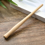 Maxbell Wooden Calligraphy Dip Pen Holder for Various Pen Nib Portable Compact Retro Light Brown