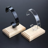 Maxbell Acrylic Bracelet Display Stand Showcase for Dressing Table Decor Clear