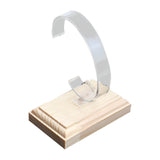 Maxbell Acrylic Bracelet Display Stand Showcase for Dressing Table Decor Clear