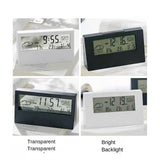 Maxbell Digital Alarm Clock Compact Exquisite LED Practical for Shelf Indoor Desktop White with light