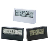 Maxbell Digital Alarm Clock Compact Exquisite LED Practical for Shelf Indoor Desktop White with light