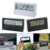 Maxbell Digital Alarm Clock Compact Exquisite LED Practical for Shelf Indoor Desktop White with light