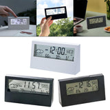 Maxbell Digital Alarm Clock Compact Exquisite LED Practical for Shelf Indoor Desktop White with light