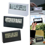 Maxbell Digital Alarm Clock Compact Exquisite LED Practical for Shelf Indoor Desktop White with light