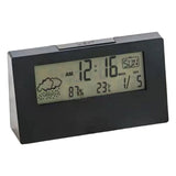 Maxbell Digital Alarm Clock Compact Exquisite LED Practical for Shelf Indoor Desktop Black with light