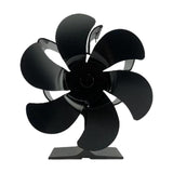 Maxbell 6 Blade Stove Top Fan Heat Powered Fireplace Home Xmas Circulating S