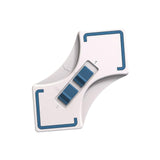 Maxbell Multifunctional Double Sided Magnetic Glass Wiper Handheld for Sliding Doors 30mm