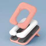 Maxbell Foldable Neck Pillow Support Pillow Cushion Headrest for Home Orange