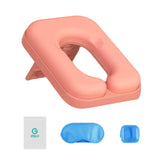 Maxbell Foldable Neck Pillow Support Pillow Cushion Headrest for Home Orange