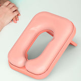 Maxbell Foldable Neck Pillow Support Pillow Cushion Headrest for Home Orange