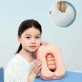 Maxbell Foldable Neck Pillow Support Pillow Cushion Headrest for Home Orange