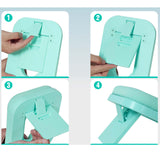 Maxbell Foldable Neck Pillow Support Pillow Cushion Headrest for Home Green