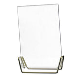 Maxbell Acrylic Photo Picture Frame Metal Base Decor for Table Birthday Photograph Golden