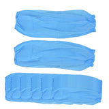 Maxbell 50 Pairs Disposable Oversleeves Arms Sleeves Non Woven Fabric Elastic Straps Blue