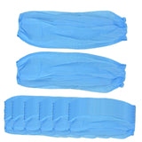 Maxbell 50 Pairs Disposable Oversleeves Arms Sleeves Non Woven Fabric Elastic Straps Blue