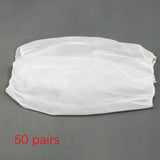 Maxbell 50 Pairs Disposable Oversleeves Arms Sleeves Non Woven Fabric Elastic Straps White