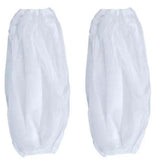 Maxbell 50 Pairs Disposable Oversleeves Arms Sleeves Non Woven Fabric Elastic Straps White