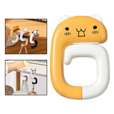 Maxbell Portable Table Bag Holder Outdoor Bag Hook for Desk office Yellow