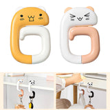 Maxbell Portable Table Bag Holder Outdoor Bag Hook for Desk office Yellow