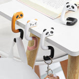 Maxbell Portable Table Bag Holder Outdoor Bag Hook for Desk office Yellow