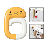 Maxbell Portable Table Bag Holder Outdoor Bag Hook for Desk office Yellow