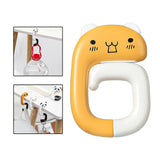 Maxbell Portable Table Bag Holder Outdoor Bag Hook for Desk office Yellow