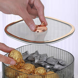 Maxbell 2 Layers Dried Fruit Snack Candy Tray Organizer for Nut Sweets Cookies Green