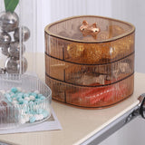 Maxbell 3 Layers Dried Fruit Storage Tray Snack Serving Tray for Sweets Champagne