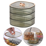 Maxbell 3 Layers Dried Fruit Storage Tray Snack Serving Tray for Sweets Green