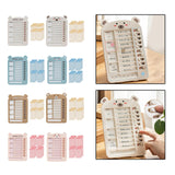Maxbell List Board Daily Task Planning Board Chart Memo for RV Office Home Beige