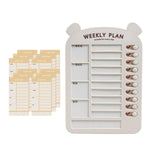 Maxbell List Board Daily Task Planning Board Chart Memo for RV Office Home Beige