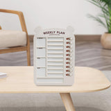 Maxbell List Board Daily Task Planning Board Chart Memo for RV Office Home Beige